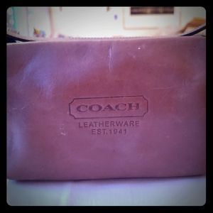leather coach handbag - great condition